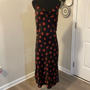 🎉HOST PICK 🎉 NWT Inspired Hearts Cowl Neck Slip Dress Size L